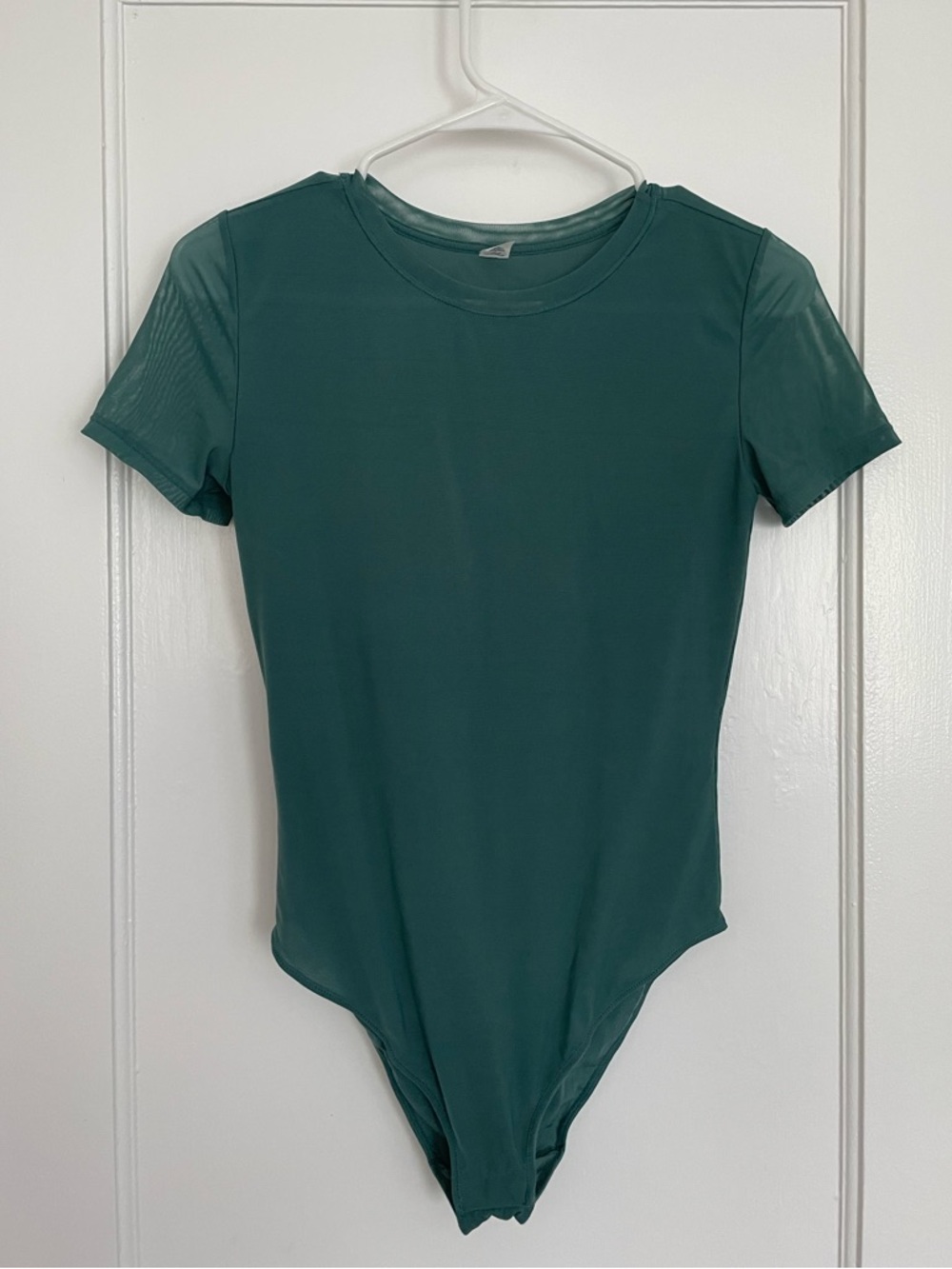 Parade Teal Green Short Sleeve Bodysuit Size S